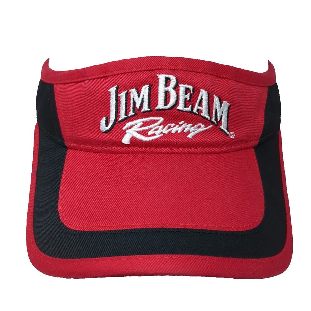 Stylemaster Visor Red One Size Jim Beam Racing Robby Gordon Strapback Cotton Hat